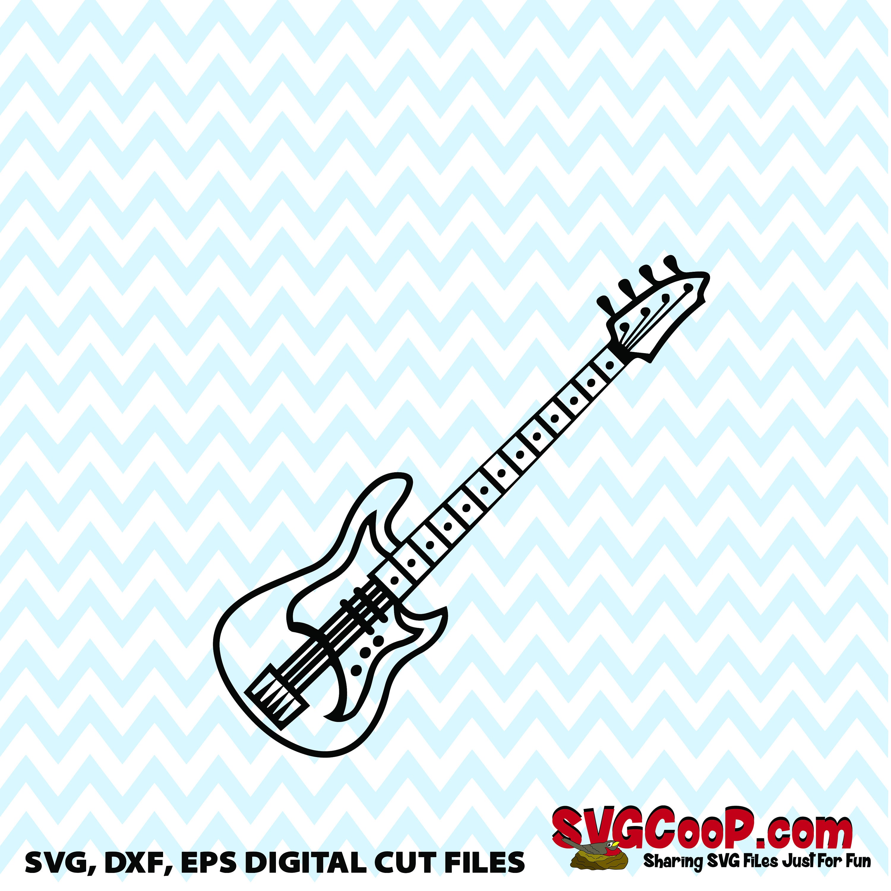 Download Electric Guitar Svg Dxf And Eps File Great For A Car Decal Etsy