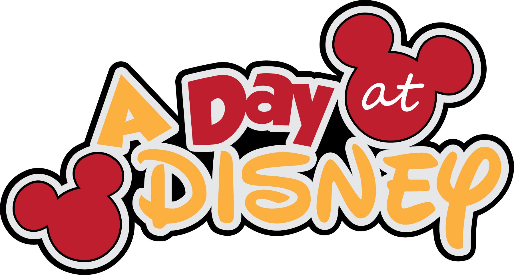 Download A Day at Disney SVG Title SVG Dxf Jpg eps File: Use for | Etsy