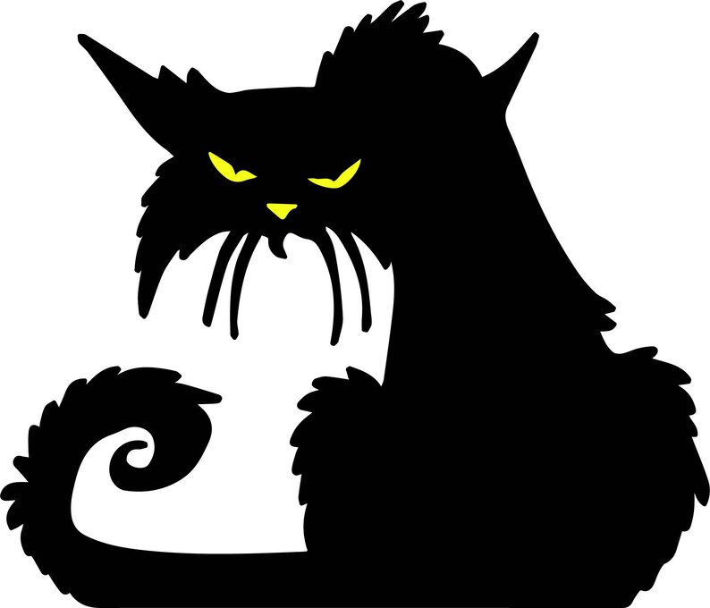 Download Coffee Now Angry Cat digital file: svg dxf eps jpg png | Etsy