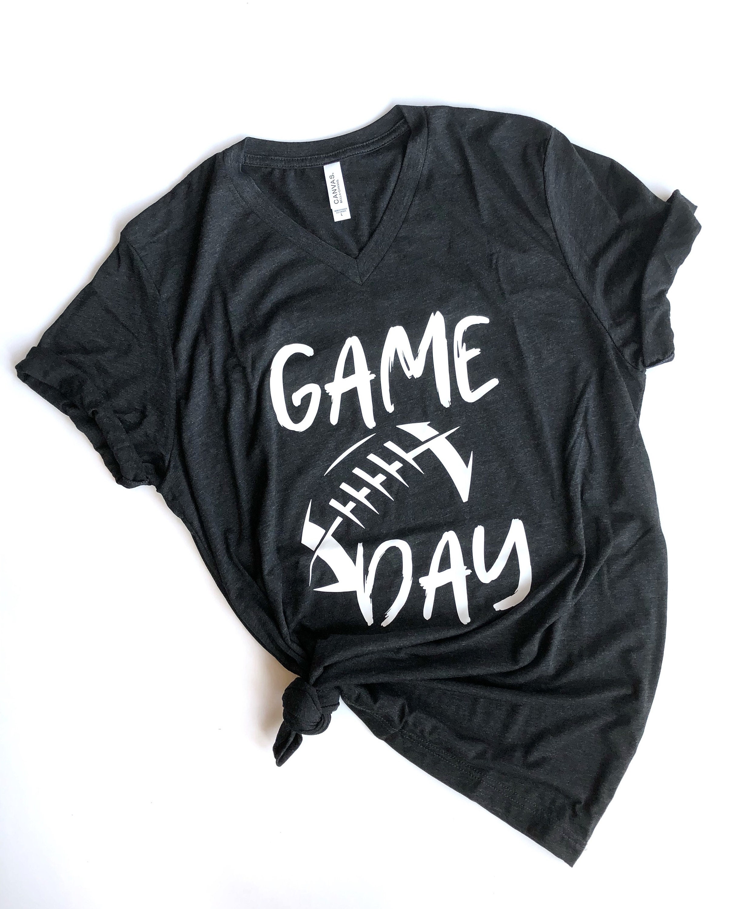 Womens Football Shirt GAME DAY Women's Football Tshirt Etsy
