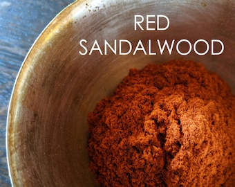 NATURAL DYE - SANDALWOOD - Bulk Powder Dyestuff - 40 grams - Red-Orange-Brown -Vegan Diy Dyeing Craft Arts Color Nature Plant Botanical Dyes