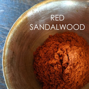 NATURAL DYE - SANDALWOOD - Bulk Powder Dyestuff - 40 grams - Red-Orange-Brown -Vegan Diy Dyeing Craft Arts Color Nature Plant Botanical Dyes