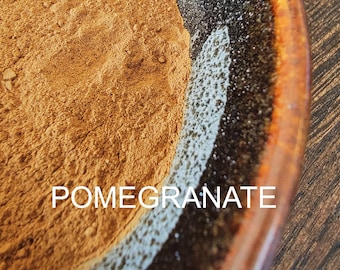 NATURAL DYE - POMEGRANATE - Bulk Dyestuff or Mordant - 40 grams -Vegan Classic Yellow-Tannin Diy Dyeing Craft Arts Color Eco Plant Botanical