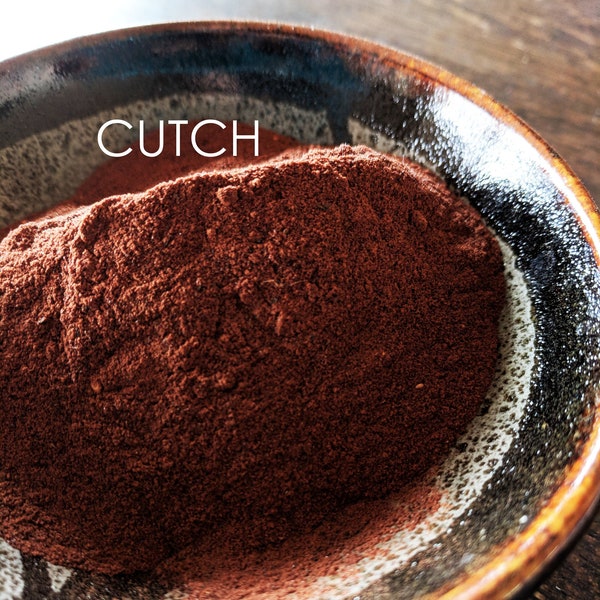 NATURAL DYE - CUTCH - Bulk Powder Dyestuff - 20 grams-Natural Tan Beige + Light Brown-Vegan Diy Dyeing Color Plant Botanicals Craft Arts Eco