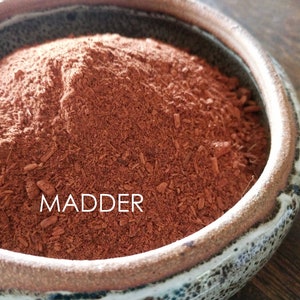 NATURAL DYE - MADDER Root - Organic Bulk Chunky Dyestuff - 50 grams - Vegan Red Orange-Diy Dyeing Craft Arts Color Eco Plant Botanical Dyes