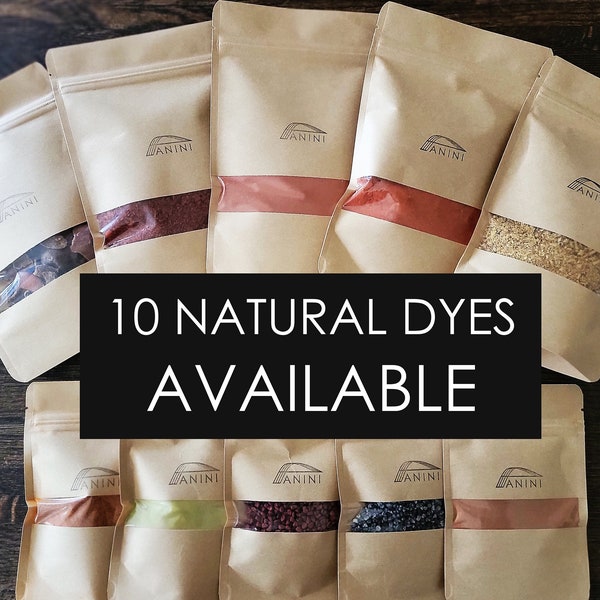 Choose a Natural Dye-Annatto Seed Cochineal Insect Cutch Henna Madder Root Osage Red Sandalwood-botanical eco insect craft color diy dyeing
