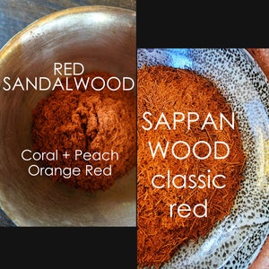 Set of 10 Natural Dyes Mordants avail.Annatto Cochineal Cutch Henna Logwood Madder Osage Pomegranate Red Sandalwood Sappanwood iron-craft image 8