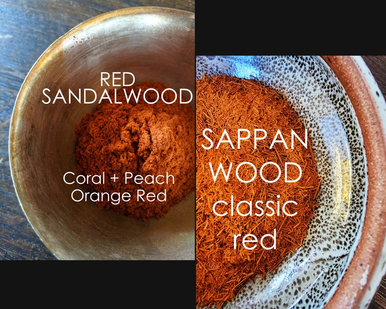 Set of 10 Natural Dyes Mordants avail.Annatto Cochineal Cutch Henna Logwood Madder Osage Pomegranate Red Sandalwood Sappanwood iron-craft image 8