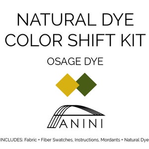Natural Dye Color Shift Kit - Choose from 2 Color Palettes - Cochineal Pink to Fuschia OR Cutch Caramel to Brown-Learn Natural Dye Process afbeelding 9