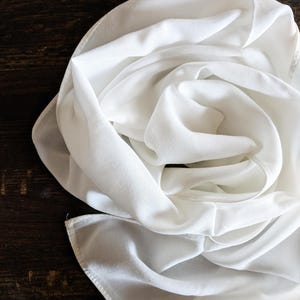 DYE-YOUR-OWN Scarf - Bamboo Rayon High Quality Luxe Wearable Ready to Dye Dyeable - Supply Material Craft Fabric Diy Painting Dyeing Pigment afbeelding 1