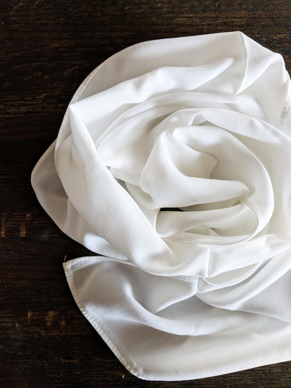 DYE-YOUR-OWN Scarf - Bamboo Rayon High Quality Luxe Wearable Ready to Dye Dyeable - Supply Material Craft Fabric Diy Painting Dyeing Pigment
