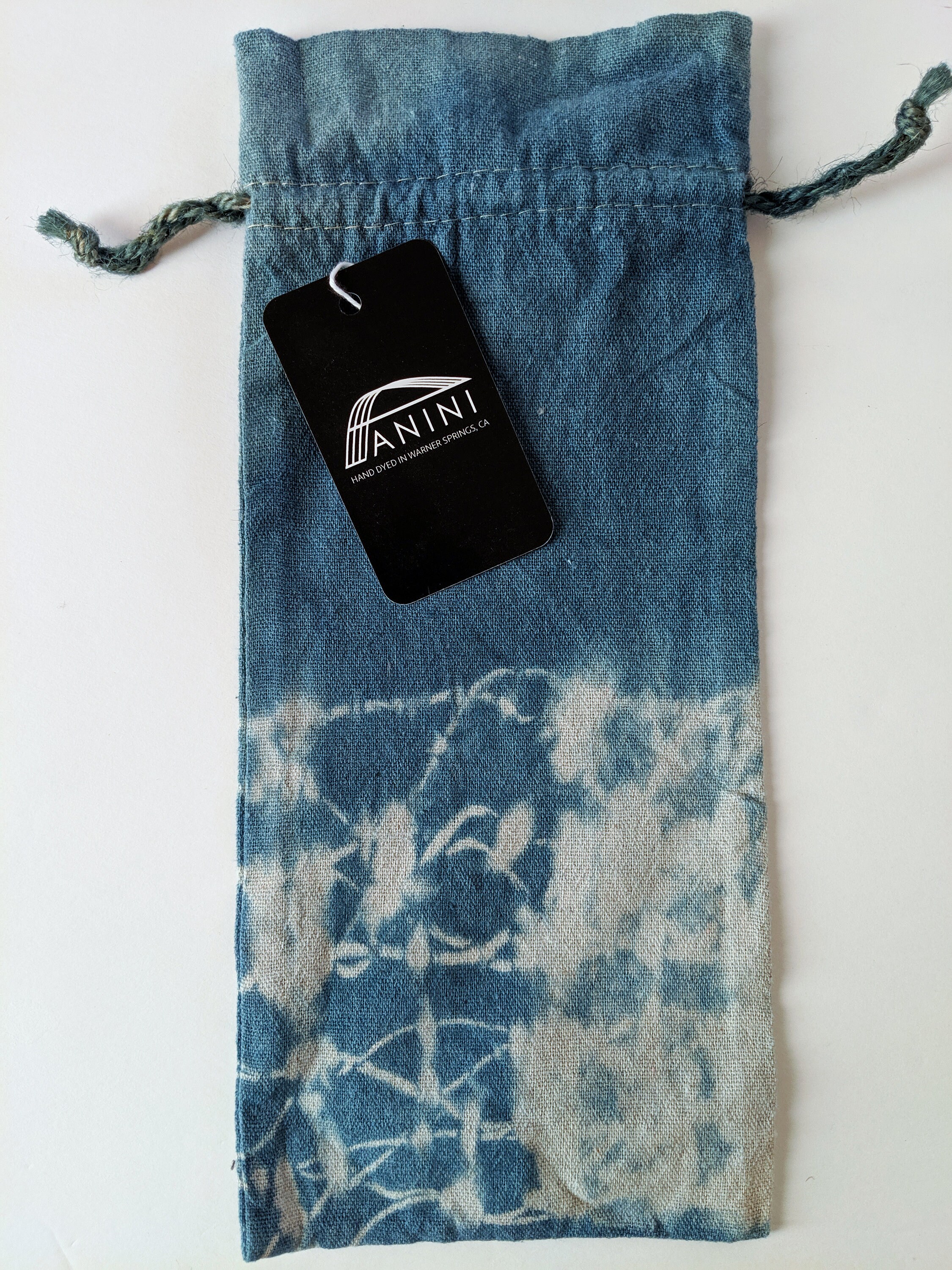 Indigo Blue Linen Gift BagNatural DyeCloth Eco Fabric Gift Etsy