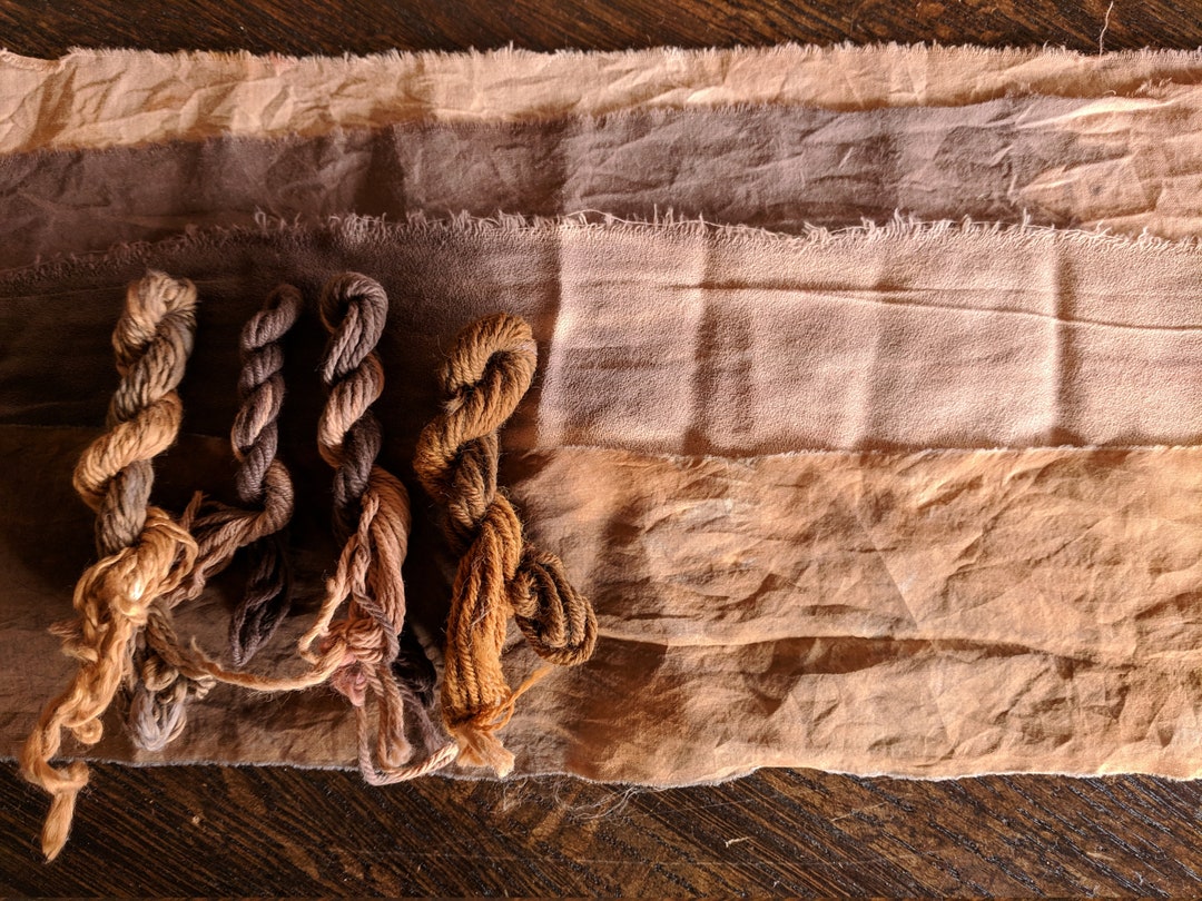 Natural Dye Kit Color Shifting Kitcutchcaramel to Chocolate Brown