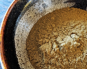 NATURAL DYE - HENNA - Bulk Powder Dyestuff - 50 grams - Olive Green - Vegan Diy Dyeing Craft Arts Color Nature Eco Plant Botanical Dyes