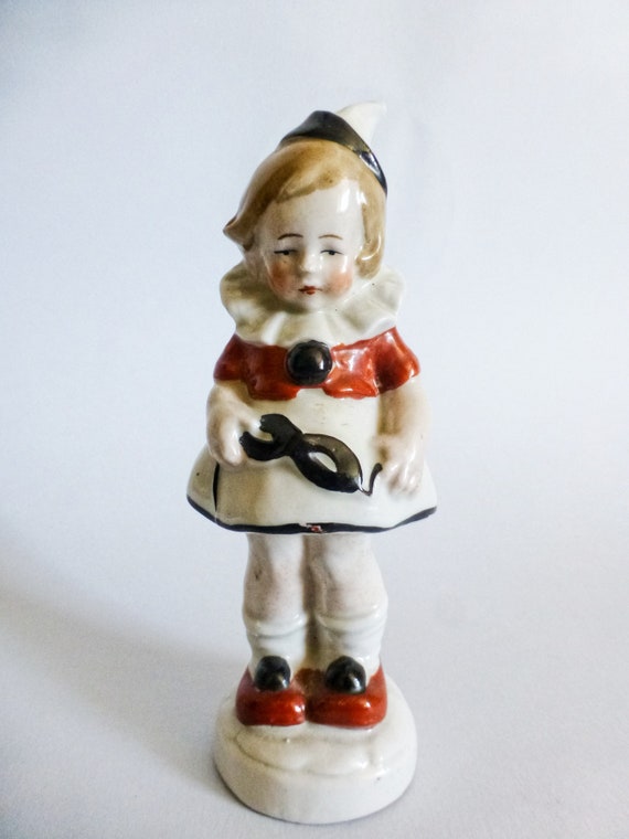 Antique Figurine of a Girlvintagegerman Porcelain Child - Etsy