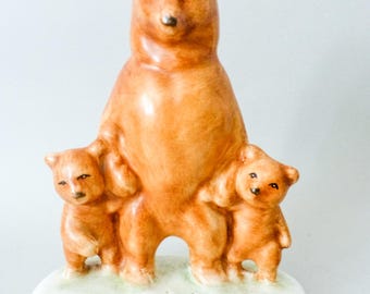 ヴィンテージ Hollohaza 磁器製カモメの置物：手描きのハンガリーの鳥