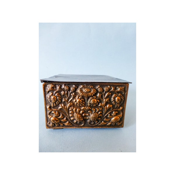 Vintage copper box,jewelry box FREE SHIPPING+ Gift Jewelry