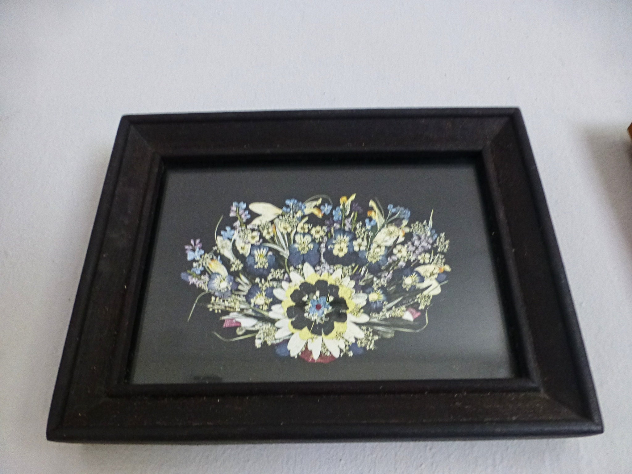 Vintage Flower Petal Picture Flower Wall Decor Flora Fantasy Etsy