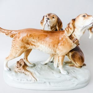 Royal Dux Hunting Dogs - Etsy