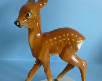 Antique fawn Volkstedt porcelain figurine FREE SHIPPING+ Gift Jewelry