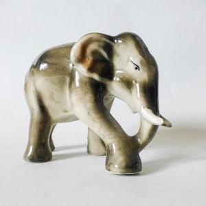 Elephant figurine,old porcelain figurine,vintage porcelain elephant  FREE SHIPPING  WORLDWIDE