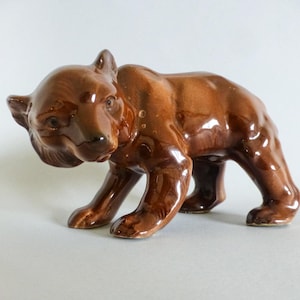 Vintage porcelain bear figurine FREE SHIPPING