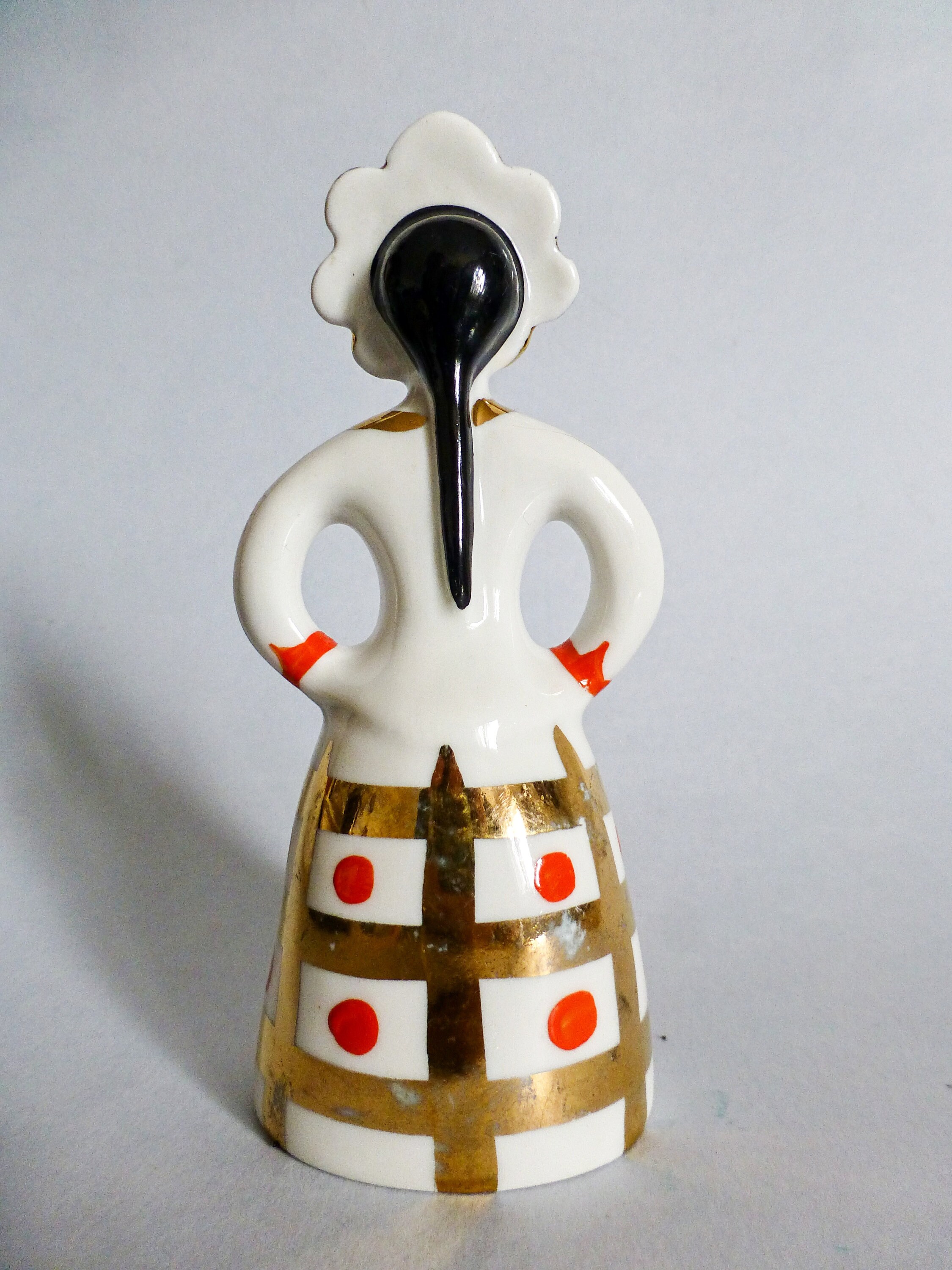 ヴィンテージ磁器製ロシア女性置物、手描き - Etsy 日本