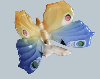 Antique Karl Ens  butterfly  statuette, vintage porcelain   figurine FREE SHIPPING