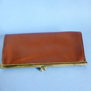 Vintage Leather Handbag,Women bag,clutch bag,original vintage evening bag FREE SHIPPING image 3