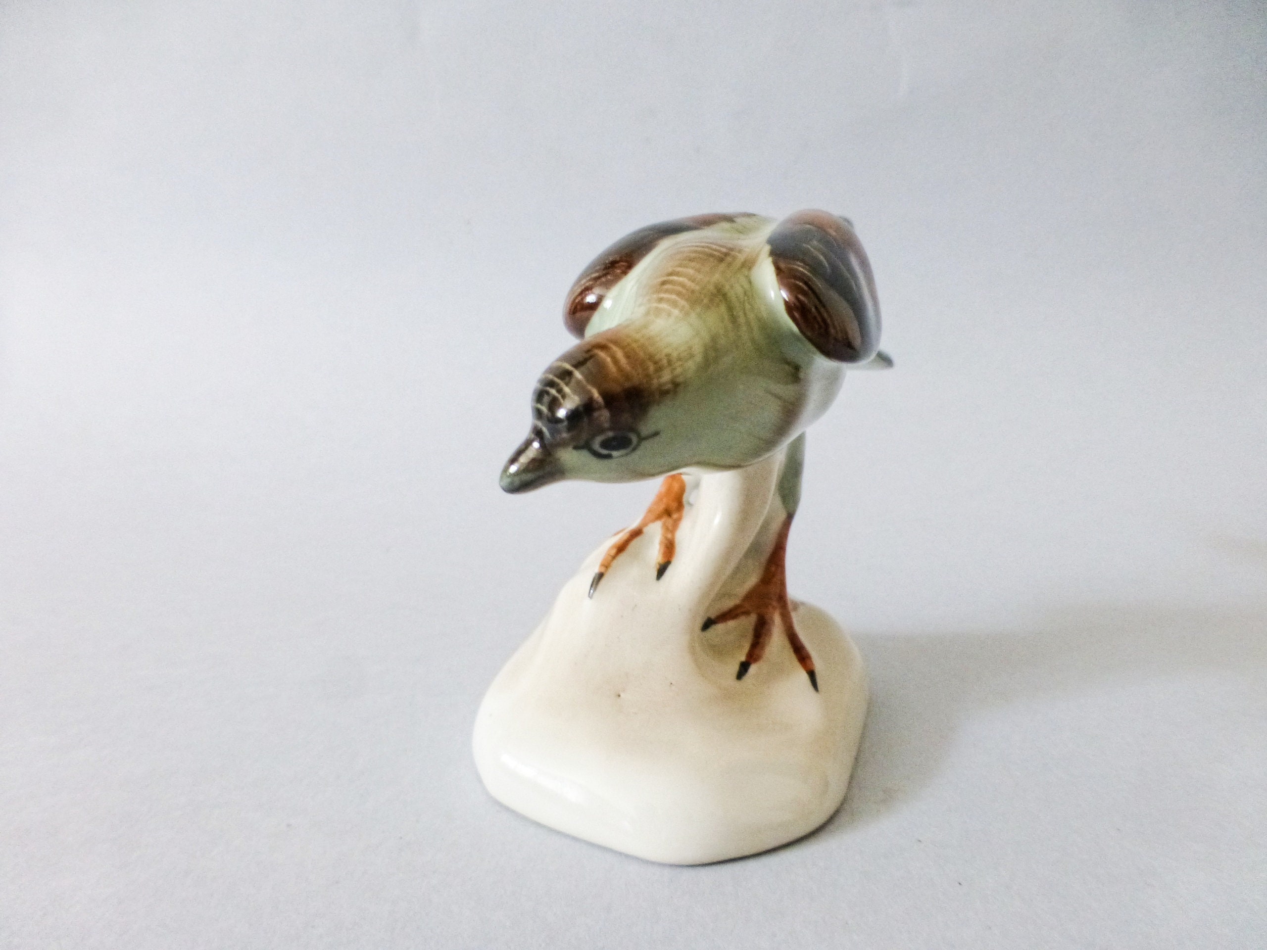 Vintage Hungarian Porcelain Hawk Figurine - Etsy 日本