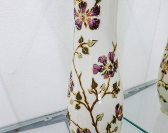 Georgous Zsolnay  porcelain  art vase,Zsolnay vase 31" FREE SHIPPING