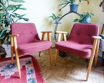 Chierowski chair,Mid-century furniture,Original polish mid-century 366 chair, FREE SHIPPING+ Gift Jewelry