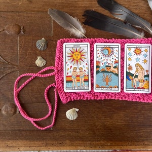 TAROT POUCH Custodia per Tarot fatta a mano