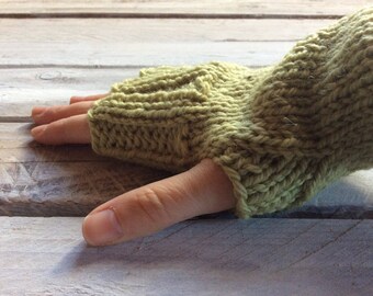 HYGGE Mitts-Seamless knitted fingerless gloves