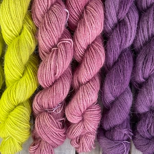 ALPACA Pissis 100% handgeverfd alpacagaren, 100 gram per 212 meter