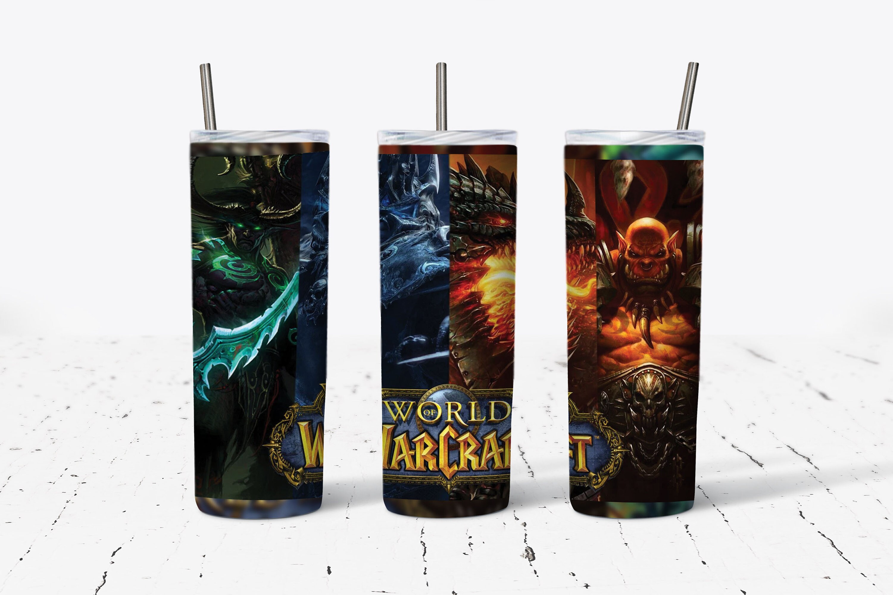 World of Warcraft Horde 24oz Stainless Steel Tumbler – Blizzard