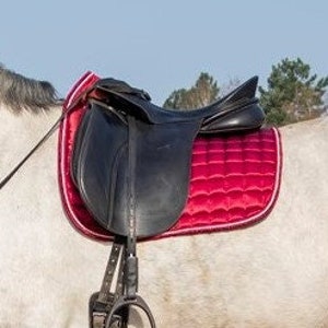 Abbylike 6 Pcs Christmas Holiday Santa Leg Wraps With Faux Fur Trim Holiday Santa Horse Hat All Purpose Santa Saddle Pad For Christmas Horse Costume Accessories P 49753867