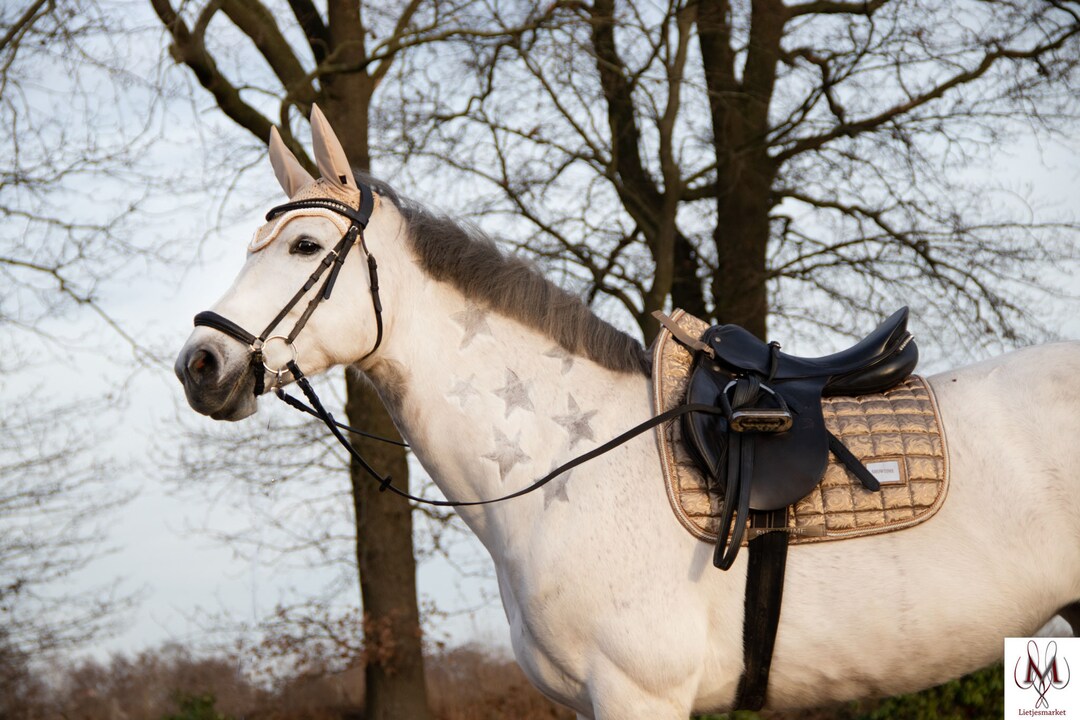 Tabacco Gold Saddle Pad Saddle Pad Gold Dressage Saddle Pad Etsy