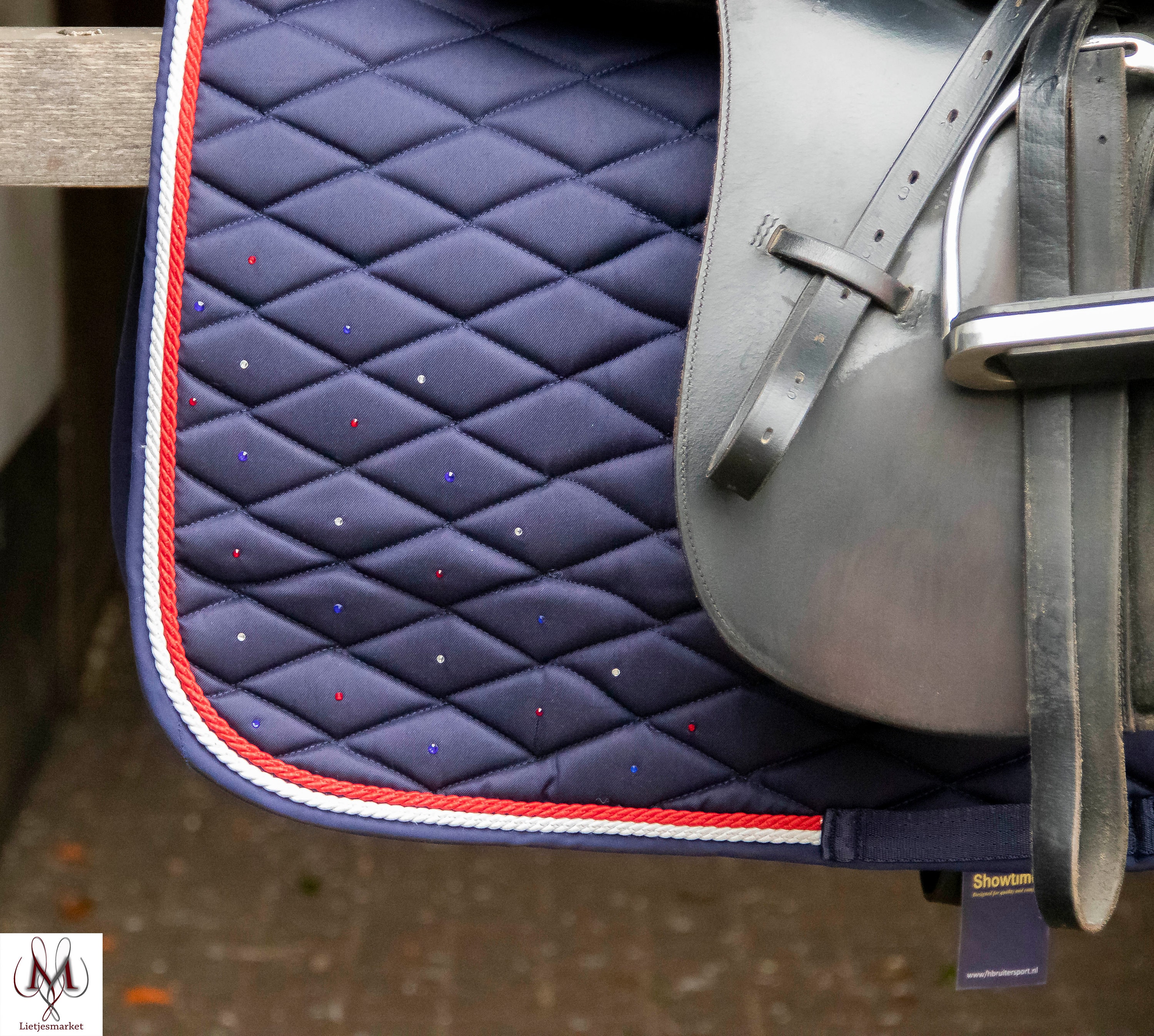 Saddle Pad Blue Saddle Pad Rhinestones Dressage Pad Horse Etsy UK