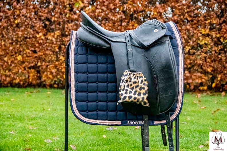 Rose Gold Saddle Pad in Black or Navy Blue With Rose Gold Etsy