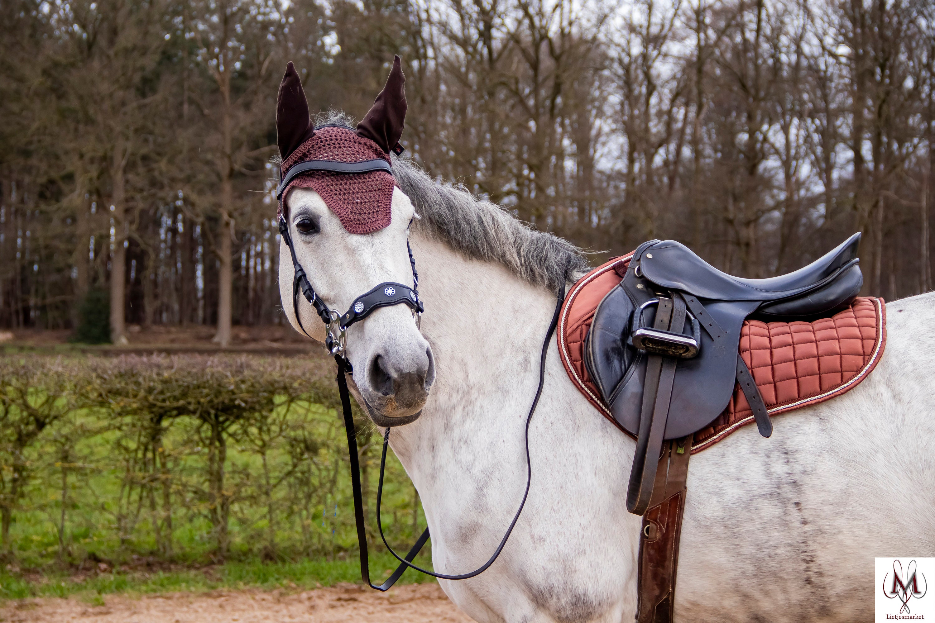 SADDLE PAD DRESSAGE BROWN