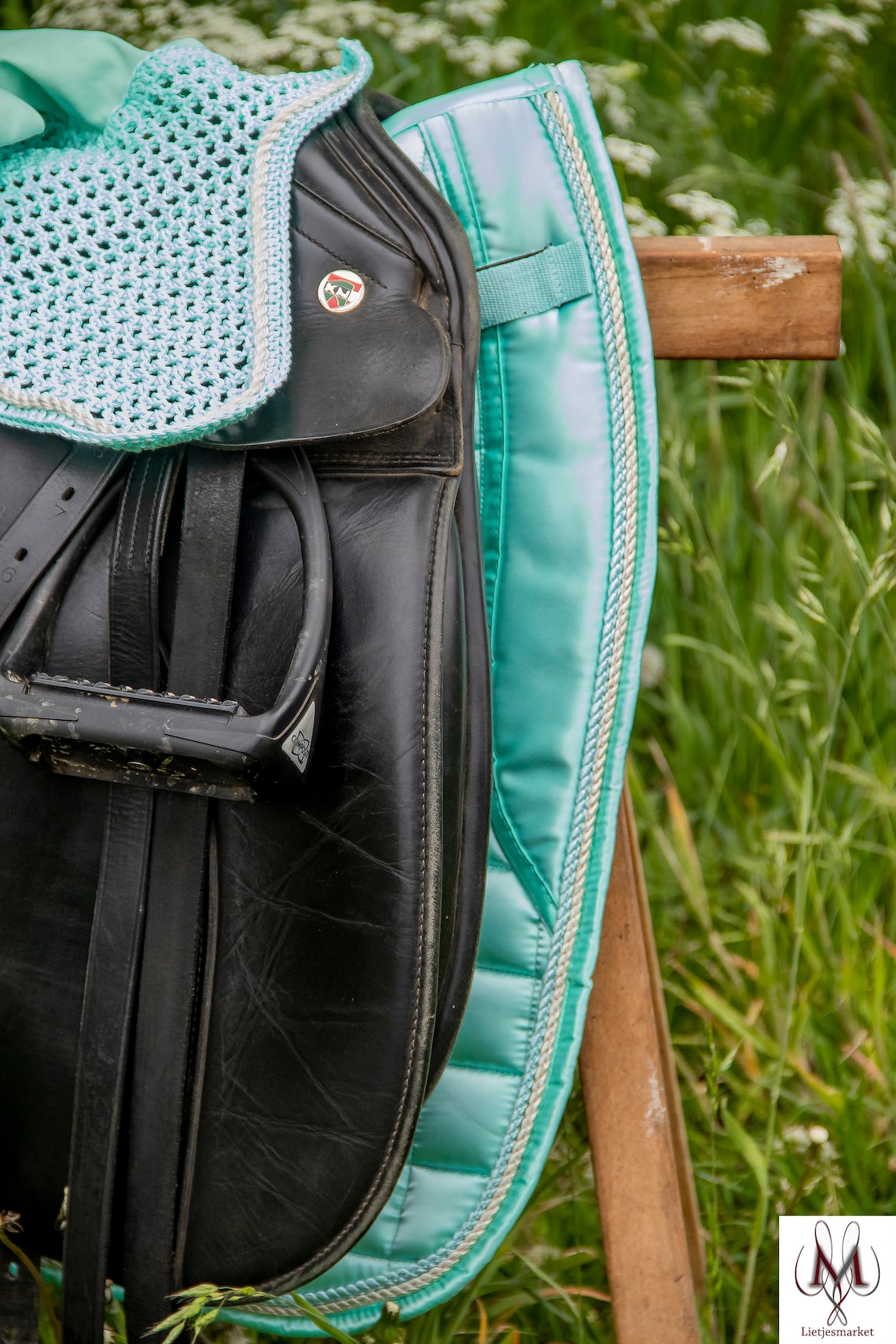 Mint green saddle pad saddle pad mint dressage saddle pad | Etsy