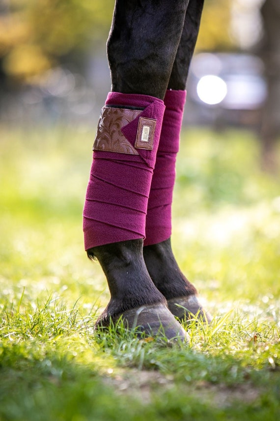 Polo Wraps Set Multiple Colors Fleece Polo Wraps Horse Bandage