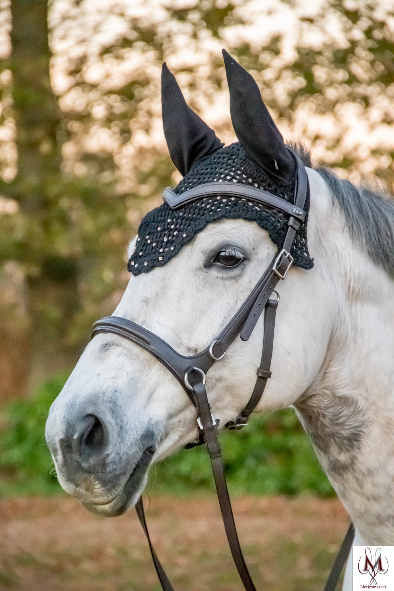 Horse Bosal Dark Chocolate Brown/natural Rawhide, 40 Plaits Bosal, 5/8  Thickness High-quality Bosal, Handmade Bosal. 