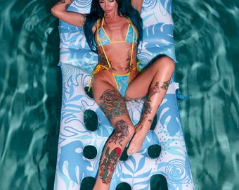 Blue Lava Micro Slingshot Bikini set
