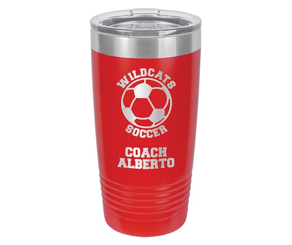 Soccer Coach Tumbler // Personalized Engraved // Custom // Mug