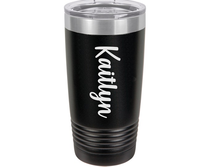 Custom Name Tumbler // Personalized Engraved Travel Tumbler //Double Wall // Vacuum Insulated // 2x Heat and Cold Resistant // Gift
