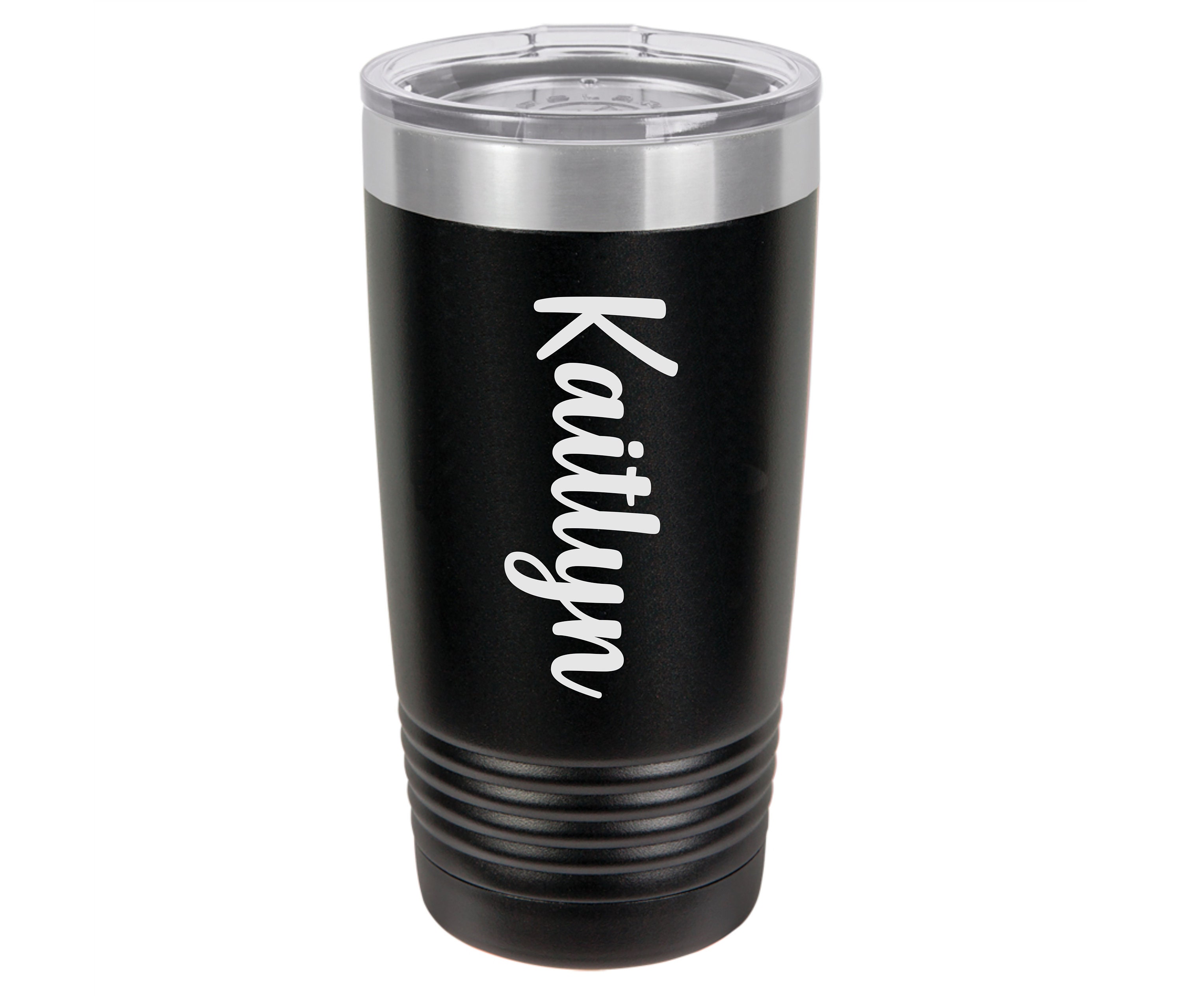 personalized travel tumbler with name