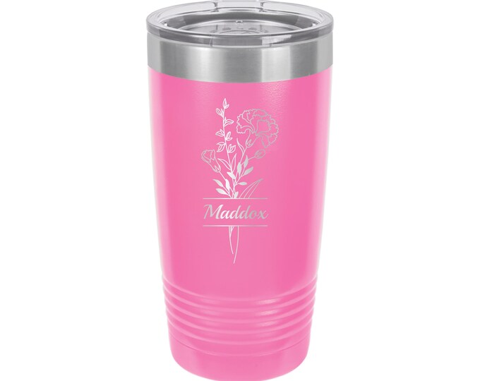 Custom Name Tumbler // Personalized Engraved Travel Tumbler //Double Wall // Vacuum Insulated // 2x Heat and Cold Resistant // Gift