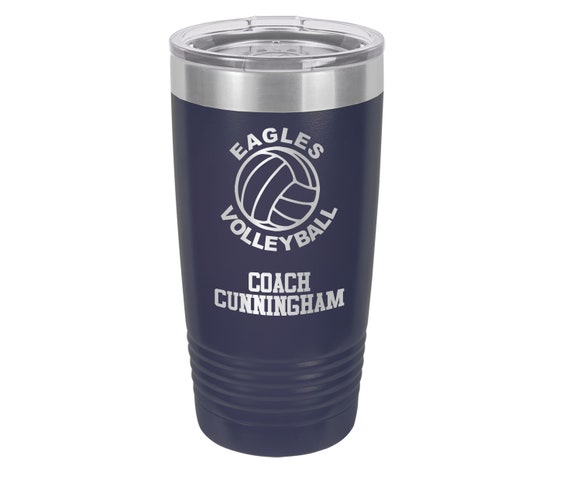 Volleyball Coach Tumbler // Personalized Engraved // Custom // Mug